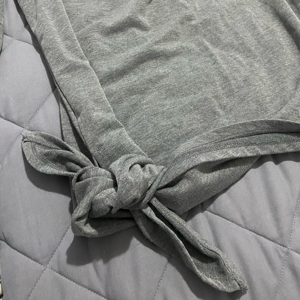 Torrid asymmetrical grey sweater